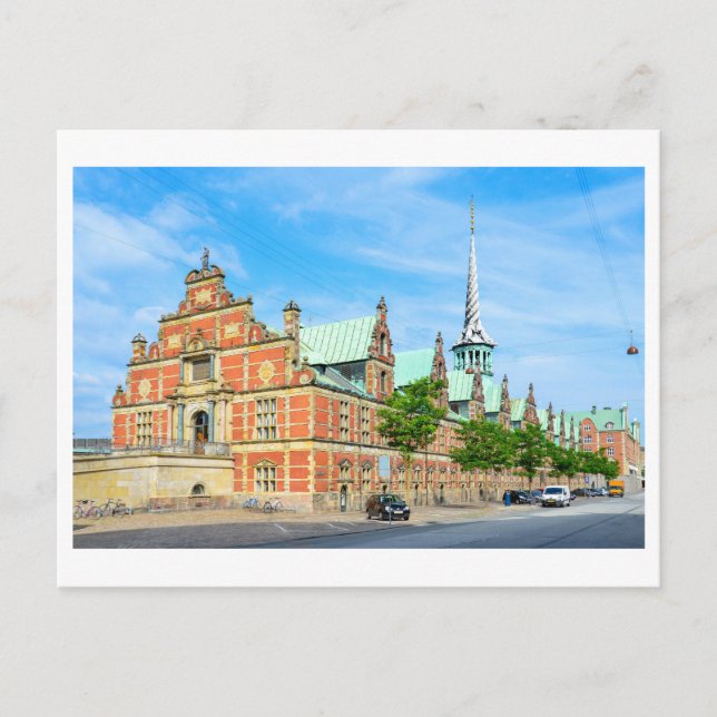 Stock Exchange Building, Copenhagen, Denmark Postcard (Front)
