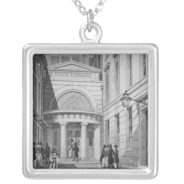 Stock Exchange, London, from 'Metropolitan Silver Plated Necklace (Front)