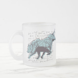 Stock Market Analysis Finance Frosted Glass Coffee Mug