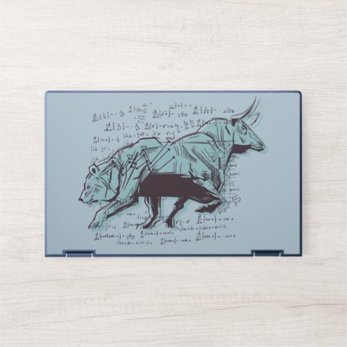 Stock Market Analysis Finance HP Laptop Skin