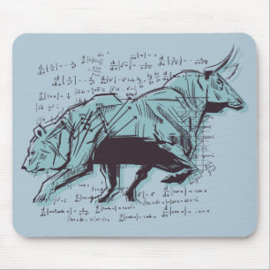Stock Market Analysis Finance Mouse Pad