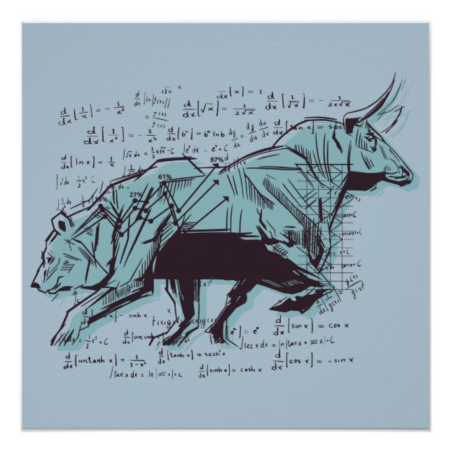 Stock Market Analysis Finance Poster (Front)