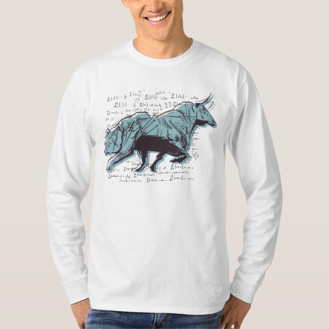 Stock Market Analysis Finance T-Shirt (Front)