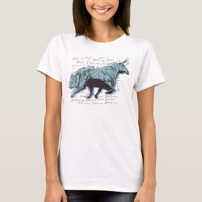 Stock Market Analysis Finance T-Shirt (Front)