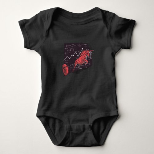 Stock Market BitcoinTrend Baby Bodysuit