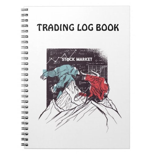Stock Market Bull and Bear Notebook Notebook
