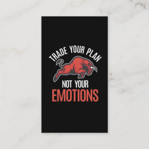 Stock Market Bull Day Trading Trader Investor Business Card