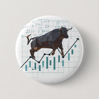 Stock Market Bullish Trend Button