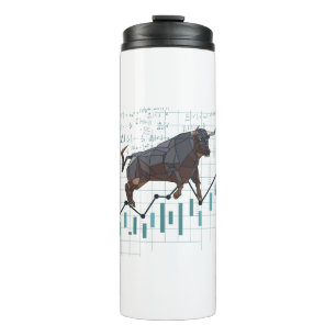 Stock Market Bullish Trend Thermal Tumbler