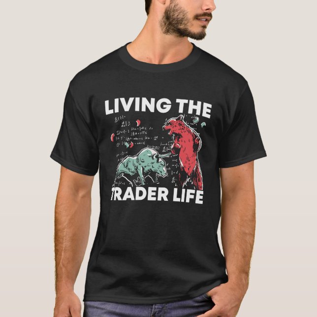 Stock Market Capitalism Day Trader Trading Capital T-Shirt (Front)