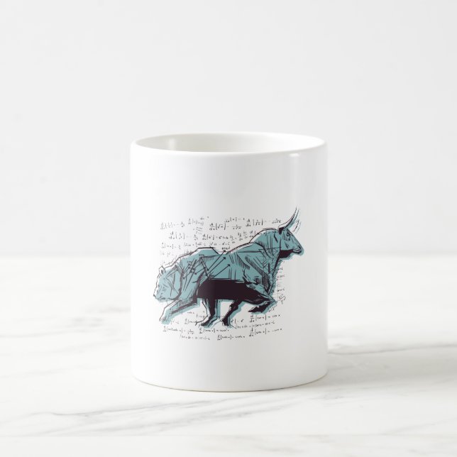 Stock market coffee mug (Center)