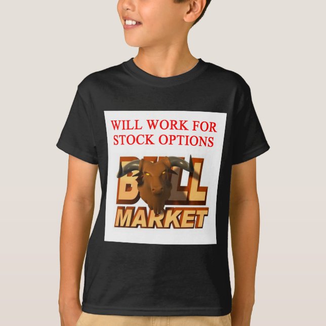 STOCK market cramer joke T-Shirt (Front)