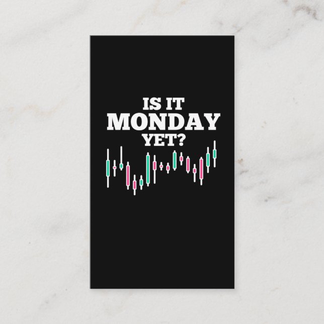 Stock Market Day Trading Humor Investor Business Card (Front)