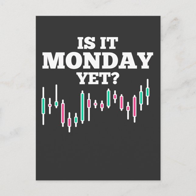 Stock Market Day Trading Humor Investor Postcard (Front)