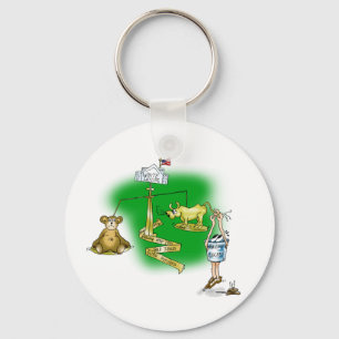 Stock Market Keychain