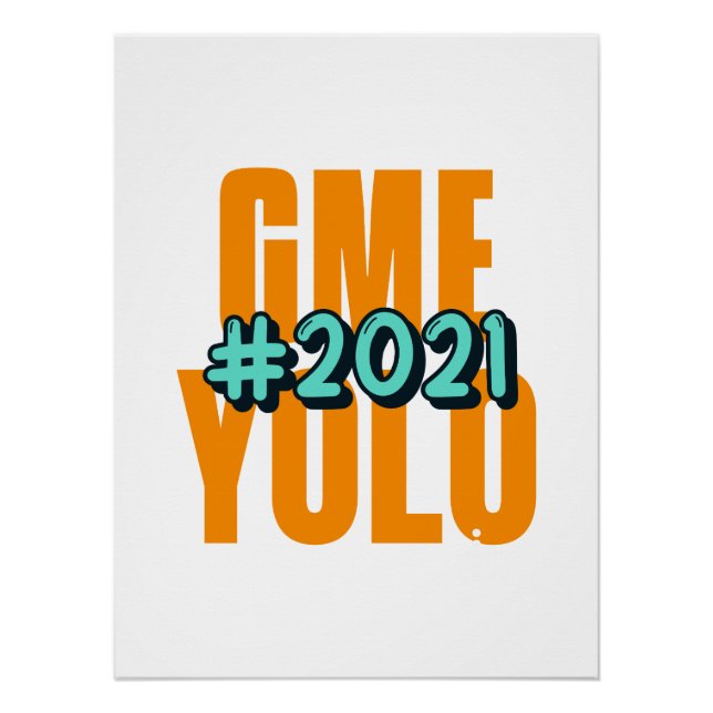 Stock Market Meme Poster | Diamond Hands (Front)