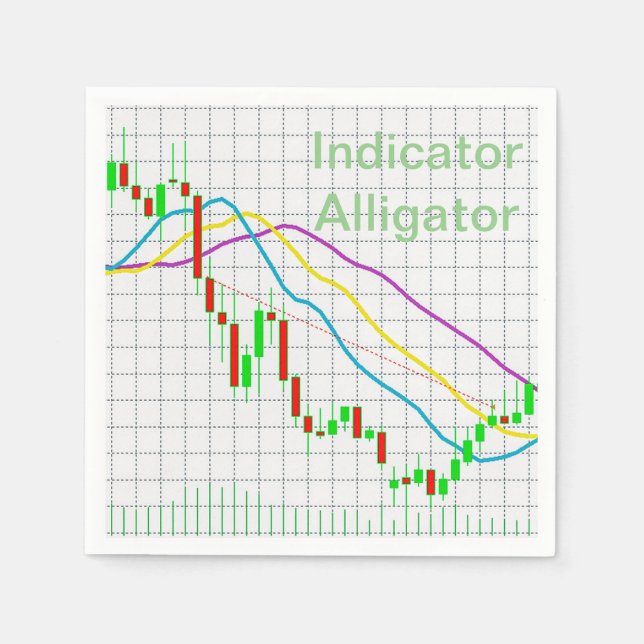 Stock Market Paper Napkins (Front)