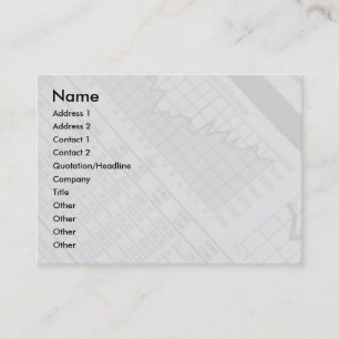 Stock Market Profile Card