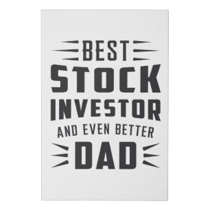 Stock Market Stock Investor Bull Trader Trading Faux Canvas Print