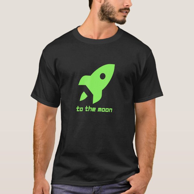 Stock Market - To The Moon Short Squeeze Ape T-Shirt (Front)