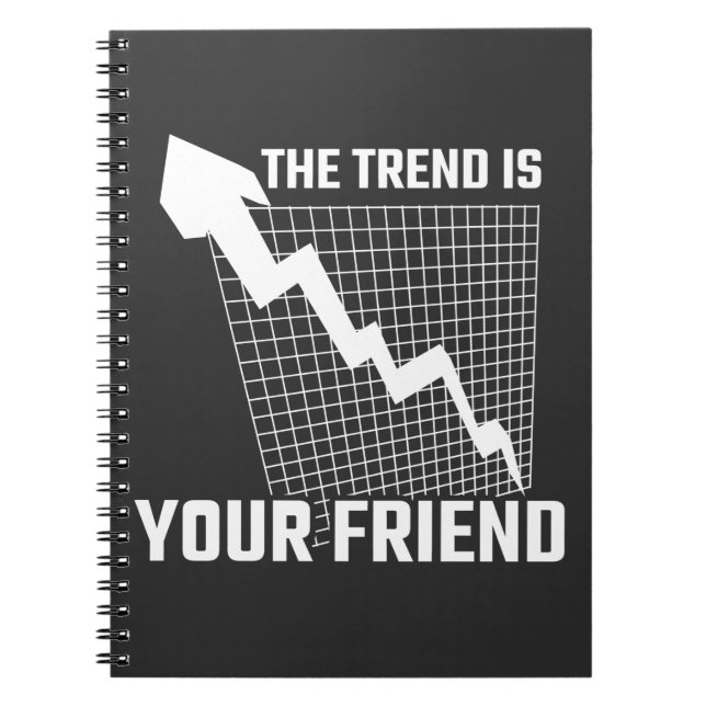 Stock Market Trader Exchange Money Investor Notebook (Front)