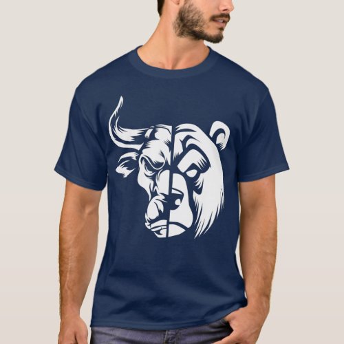 Stock Market Trader Gifts Bull VS Bear T_Shirt