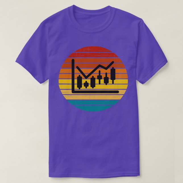 Stock Market Trader Investment Banker Retro Gift T-Shirt (Design Front)