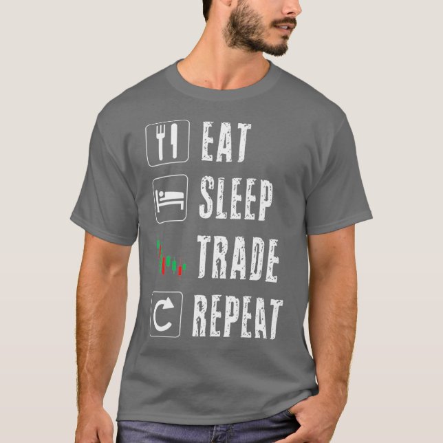 Stock Market Trading Day Trader Options Premium T-Shirt (Front)