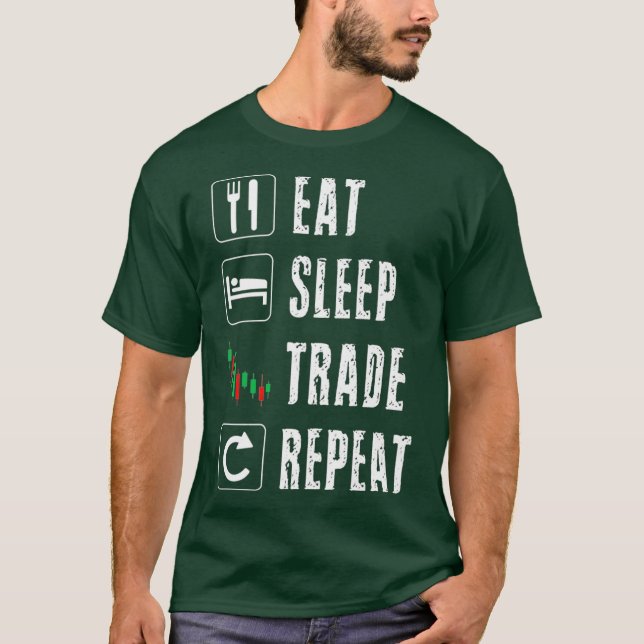Stock Market Trading Day Trader Options Premium T-Shirt (Front)