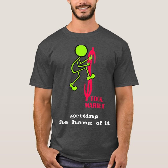 Stock Market Trading Dollar Sign Newbie Investor T-Shirt (Front)