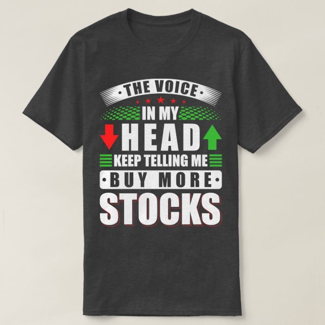 Stock Market Trading Investor Trader T-Shirt (Design Front)
