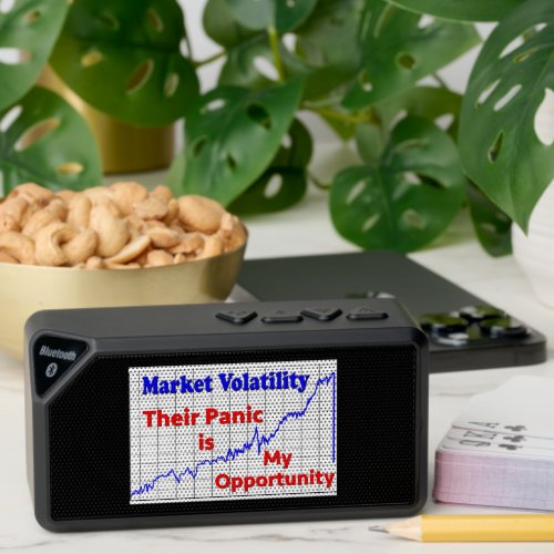 Stock Market Trading Panic Opportunity Bluetooth Speaker