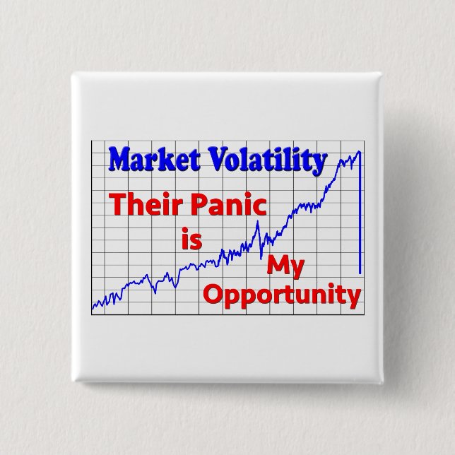 Stock Market Trading Panic Opportunity Button (Front)
