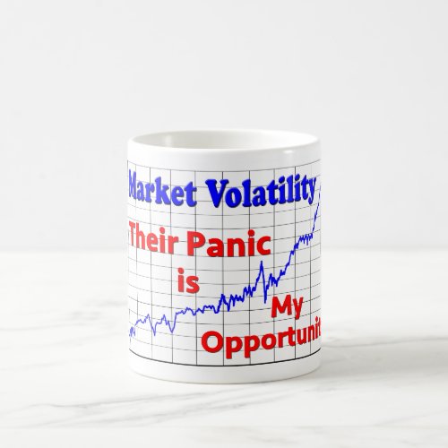 Stock Market Trading Panic Opportunity Coffee Mug