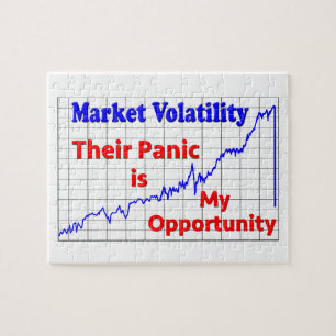 Stock Market Trading Panic Opportunity Jigsaw Puzzle