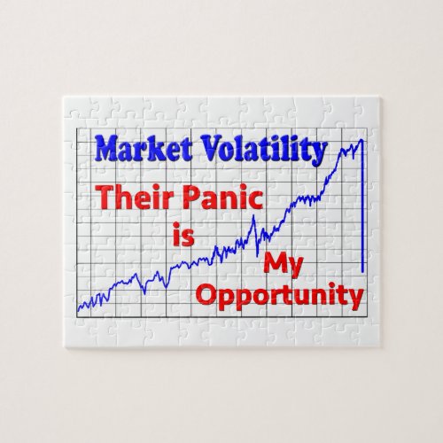 Stock Market Trading Panic Opportunity Jigsaw Puzzle