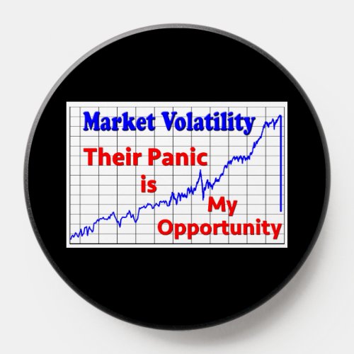 Stock Market Trading Panic Opportunity PopSocket