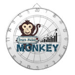 Stock Picker Monkey Dart Board at Zazzle