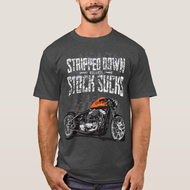 Stock Sucks Custom Motorcycle Shirt (Front)