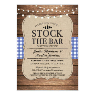 stock the bar party invitations