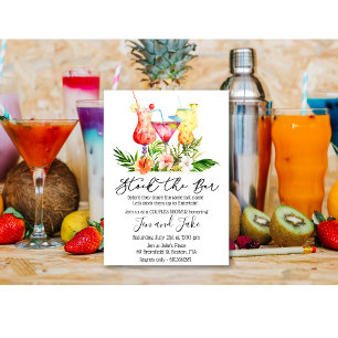 Stock the Bar Couples Coed Shower Invitation