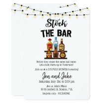 Stock the Bar Couples Coed Shower Invitation