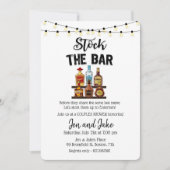 Stock the Bar Couples Coed Shower Invitation (Front)