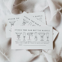 Stock The Bar Couples Shower Bottle Raffle Ticket