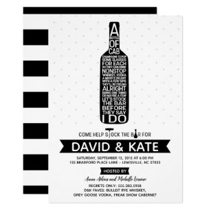 Stock The Bar Invitations Zazzle
