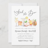 Stock The Bar Couples Shower Invitation Template (Front)