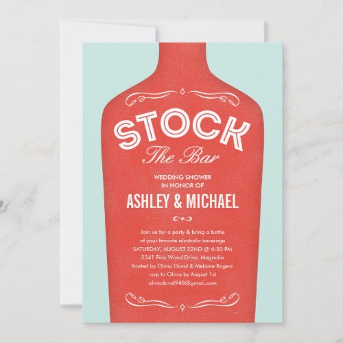 Stock the Bar Invitations
