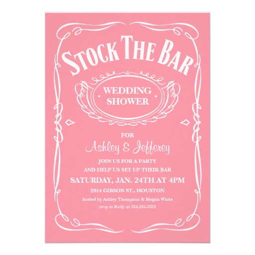 Stock Your Bar Party Invitations 3