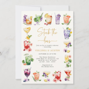 Stock The Bar Shower Invitation