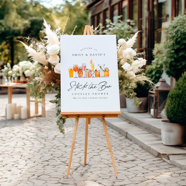 Stock The Bar Shower Welcome Sign (Creator Uploaded)